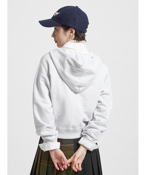Barbour（バブアー）の「公式ショップ限定｜ＺＩＰ　ＨＯＯＤＥ（パーカー・レディース・オリーブ/ライトグレー/クリーム/ダークグレー・SMALL/MEDIUM）」の10枚目の写真