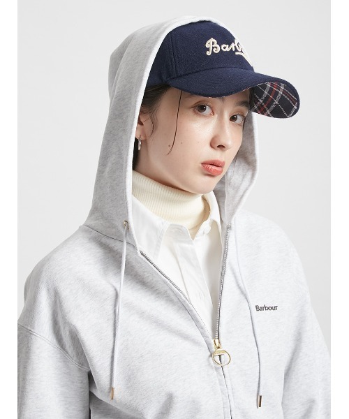 Barbour（バブアー）の「公式ショップ限定｜ＺＩＰ　ＨＯＯＤＥ（パーカー・レディース・オリーブ/ライトグレー/クリーム/ダークグレー・SMALL/MEDIUM）」の12枚目の写真