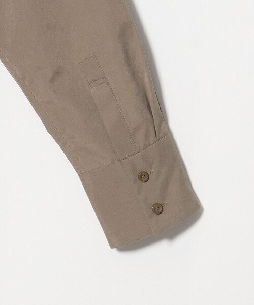 A DAY IN THE LIFE UNITED ARROWS(アデイインザライフユナイテッドアローズ)の「ピーチ フライフロント シャツ <A DAY IN THE LIFE>(シャツ/ブラウス・レディース・ブラウン系/ナチュラル/ダークグレー・FREE)」の6枚目の写真