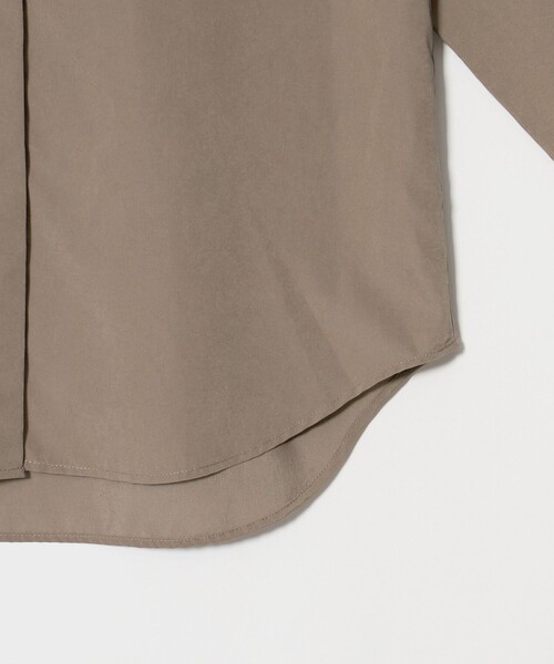 A DAY IN THE LIFE UNITED ARROWS(アデイインザライフユナイテッドアローズ)の「ピーチ フライフロント シャツ <A DAY IN THE LIFE>(シャツ/ブラウス・レディース・ブラウン系/ナチュラル/ダークグレー・FREE)」の7枚目の写真