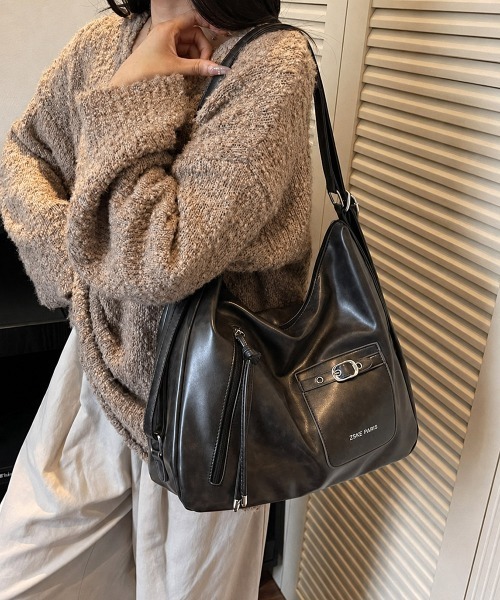 Miniministore(ミニミニストア)の「ショルダーバッグ3WAYリュックサック(ショルダーバッグ・レディース・ブラウン/ブラック/ダークブラウン・FREE)」の2枚目の写真