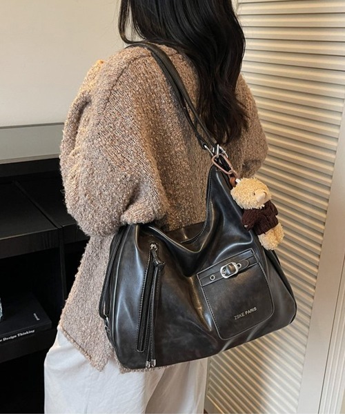 Miniministore(ミニミニストア)の「ショルダーバッグ3WAYリュックサック(ショルダーバッグ・レディース・ブラウン/ブラック/ダークブラウン・FREE)」の10枚目の写真