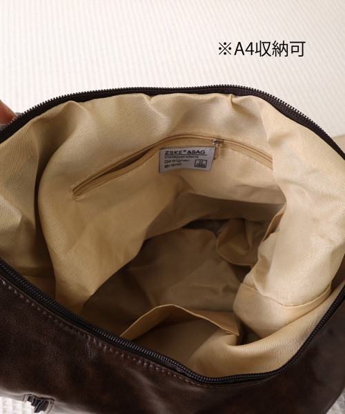 Miniministore(ミニミニストア)の「ショルダーバッグ3WAYリュックサック(ショルダーバッグ・レディース・ブラウン/ブラック/ダークブラウン・FREE)」の18枚目の写真