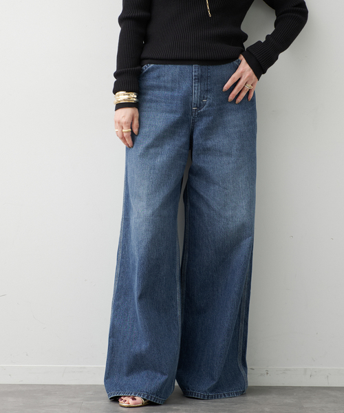 Lee（リー）の「Lee デニム（その他パンツ・レディース・ホワイト/ブルー・38/36/34）」の5枚目の写真