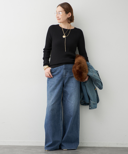 Lee（リー）の「Lee デニム（その他パンツ・レディース・ホワイト/ブルー・38/36/34）」の8枚目の写真