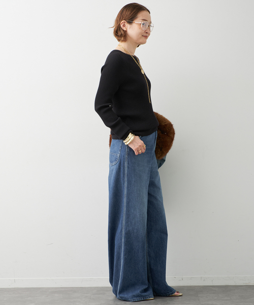 Lee（リー）の「Lee デニム（その他パンツ・レディース・ホワイト/ブルー・38/36/34）」の9枚目の写真