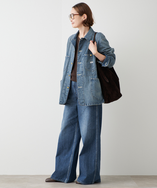 Lee（リー）の「Lee デニム（その他パンツ・レディース・ホワイト/ブルー・38/36/34）」の18枚目の写真