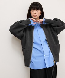 【WEB限定】・【定番】ジップニットカーディガン