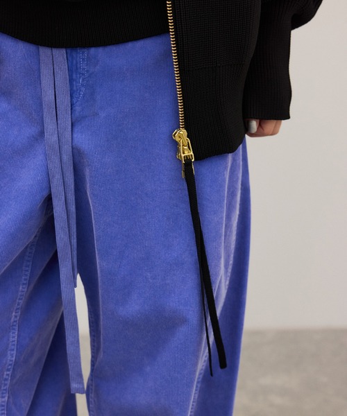 ADAM ET ROPE'(アダムエロペ)の「【WEB限定】・【定番】ジップニットカーディガン(カーディガン/ボレロ・レディース・ダークブラウン/ブラック/チャコールグレー・FREE)」の13枚目の写真