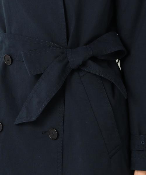 Another Edition（アナザーエディション）の「リヨセルコットントレンチコート/AEBFC R/C 　TRENCH◆（トレンチコート・レディース・ネイビー/ベージュ・SMALL/MEDIUM）」の19枚目の写真