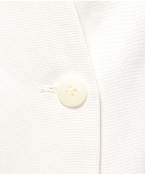 LIMITLESS LUXURY（リミットレスラグジュアリー）の「ノーカラージャケット◆（その他アウター・レディース・ベージュ/グレー/ホワイト・38/36）」の11枚目の写真