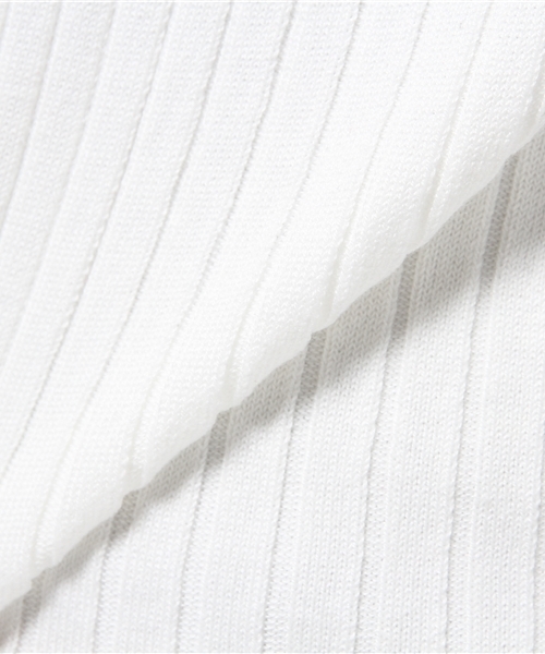 N.（N. Natural Beauty Basic）（エヌエヌナチュラルビューティーベーシック）の「ワイドリブカットソー（ニット/セーター・レディース・ホワイト/ピンク/ネイビー/グレー・MEDIUM）」の11枚目の写真