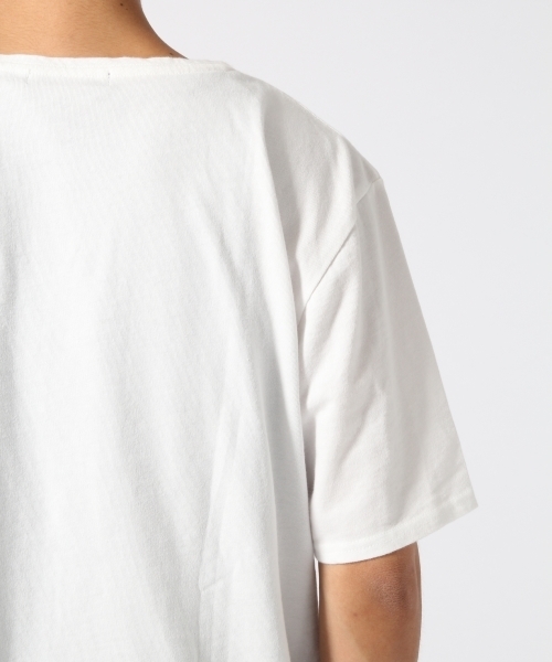 RAGEBLUE(レイジブルー)の「<トレンドのフリンジ仕様>40/2フリンジTシャツ/722272(Tシャツ/カットソー・メンズ・ブラック/ホワイト/キャメル・MEDIUM/LARGE)」の11枚目の写真