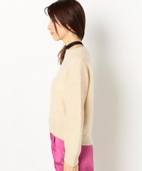 Another Edition（アナザーエディション）の「カタアゼアルパカニットプルオーバー/AEBC ｶﾀｱｾﾞ ALPACA PO◆（ニット/セーター・レディース・ナチュラル/ライトブルー・FREE）」の5枚目の写真