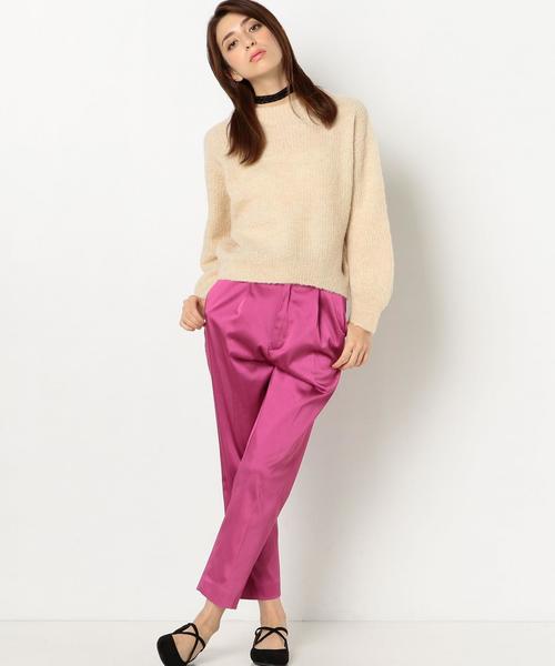 Another Edition（アナザーエディション）の「カタアゼアルパカニットプルオーバー/AEBC ｶﾀｱｾﾞ ALPACA PO◆（ニット/セーター・レディース・ナチュラル/ライトブルー・FREE）」の6枚目の写真