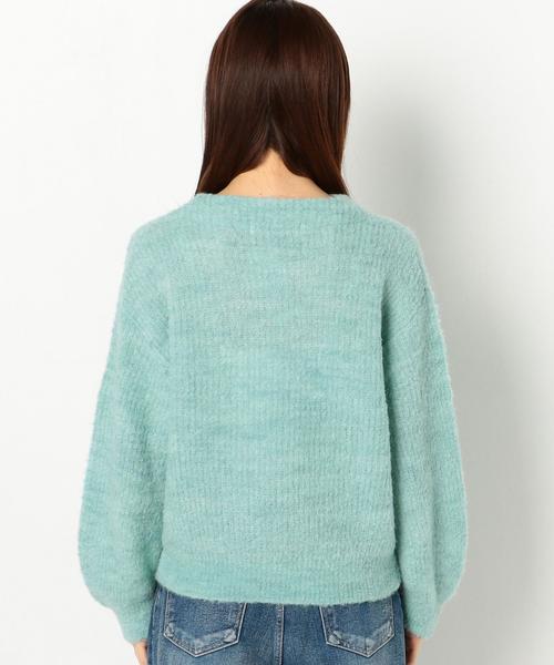 Another Edition（アナザーエディション）の「カタアゼアルパカニットプルオーバー/AEBC ｶﾀｱｾﾞ ALPACA PO◆（ニット/セーター・レディース・ナチュラル/ライトブルー・FREE）」の16枚目の写真