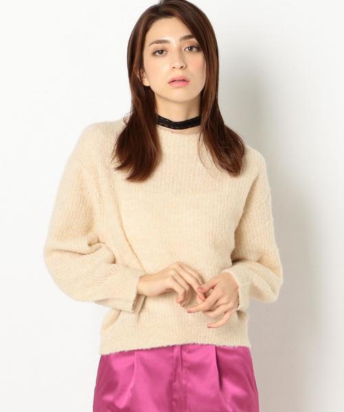 Another Edition（アナザーエディション）の「カタアゼアルパカニットプルオーバー/AEBC ｶﾀｱｾﾞ ALPACA PO◆（ニット/セーター・レディース・ナチュラル/ライトブルー・FREE）」の18枚目の写真