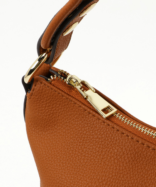 PLAIN CLOTHING（プレーンクロージング）の「フロントZIPトートバッグ/ショルダーバッグ【PLAIN CLOTHING】（トートバッグ・レディース・ブラック/ボルドー/キャメル/ネイビー/グレー・FREE）」の13枚目の写真