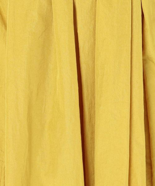 Another Edition(アナザーエディション)の「タフタタックギャザースカート/AEBFC タフタ TUCKギャザーSK(スカート・レディース・ブラック/イエロー・FREE)」の14枚目の写真