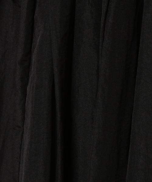 Another Edition(アナザーエディション)の「タフタタックギャザースカート/AEBFC タフタ TUCKギャザーSK(スカート・レディース・ブラック/イエロー・FREE)」の7枚目の写真