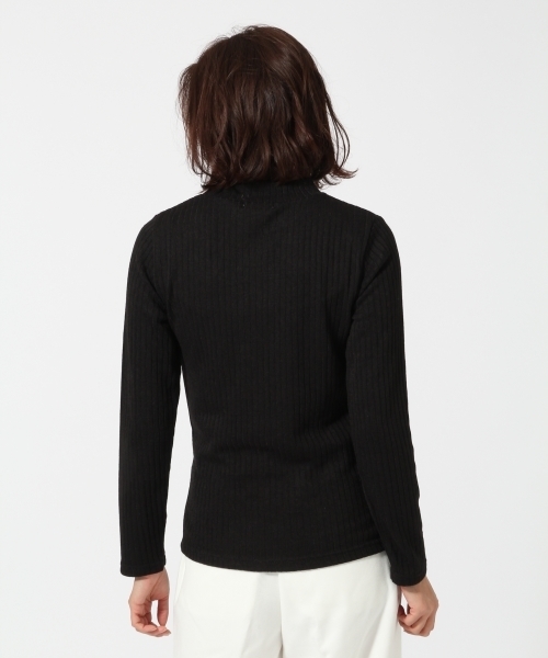 GLOBAL WORK（グローバルワーク）の「キモウリブハイネックプルオーバー長袖/743857（Tシャツ/カットソー・レディース・ベージュ系その他/ワインレッド/グレー/ホワイト/ブラウン/ブラック・MEDIUM/LARGE）」の8枚目の写真