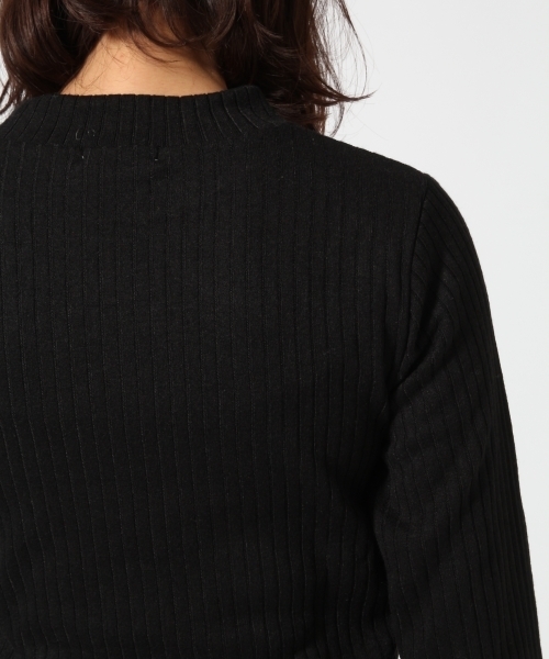 GLOBAL WORK（グローバルワーク）の「キモウリブハイネックプルオーバー長袖/743857（Tシャツ/カットソー・レディース・ベージュ系その他/ワインレッド/グレー/ホワイト/ブラウン/ブラック・MEDIUM/LARGE）」の13枚目の写真