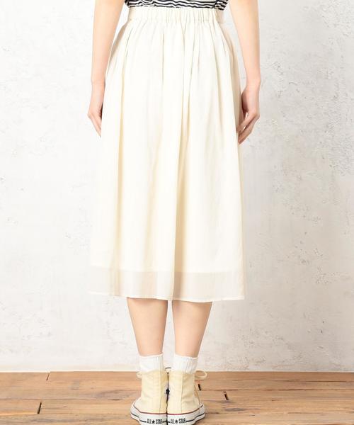 green label relaxing（グリーンレーベルリラクシング）の「◆CF R/C GA スカート ◆（スカート・レディース・オレンジ/オフホワイト/イエロー/ブラック・42/38/36/40）」の22枚目の写真