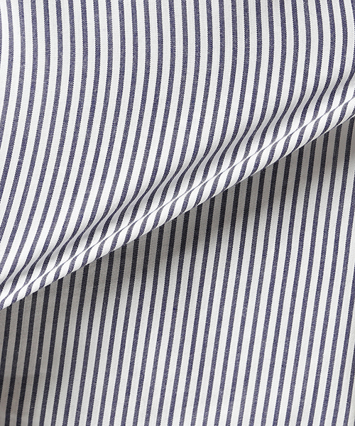 ivory court（アイボリーコート）の「100/2 ブロードサイドカラー シャツプルオーバー♯（シャツ/ブラウス・レディース・ネイビー/サックスブルー・FREE）」の7枚目の写真