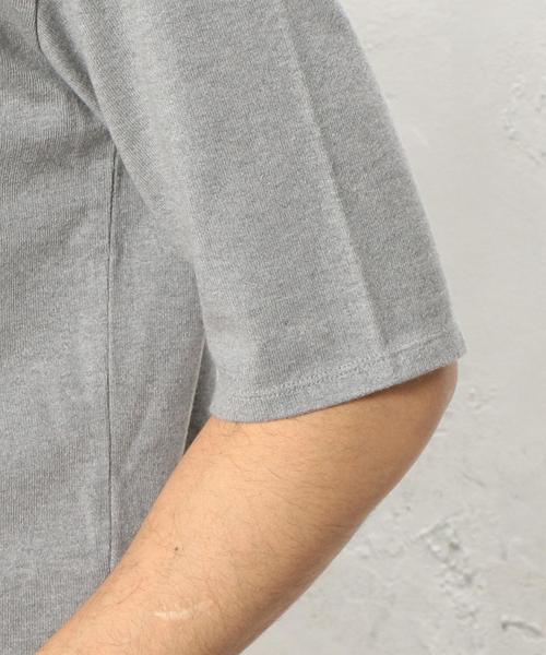 green label relaxing（グリーンレーベルリラクシング）の「STD GLR SUVIN/BOAT 5/SL カットソー ◆（Tシャツ/カットソー・メンズ・グレー/その他1/ダークブラウン・MEDIUM/SMALL/LARGE）」の9枚目の写真