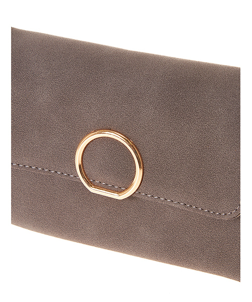 Color（カラー）の「ゴールドリングショルダーバッグ（ショルダーバッグ・レディース・ブラック/ベビーピンク/モカ/イエロー/グレー・FREE）」の10枚目の写真