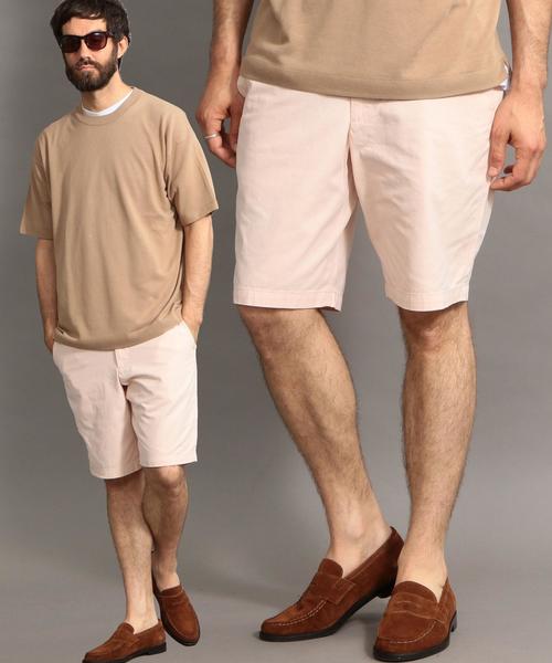 BEAUTY&YOUTH UNITED ARROWS（ビューティーアンドユースユナイテッドアローズ）の「BY ガーメントダイ チノ ショーツ ◆（チノパンツ・メンズ・ベージュ/ライトピンク/ライム/ネイビー・MEDIUM/LARGE/SMALL/X-LARGE）」の4枚目の写真