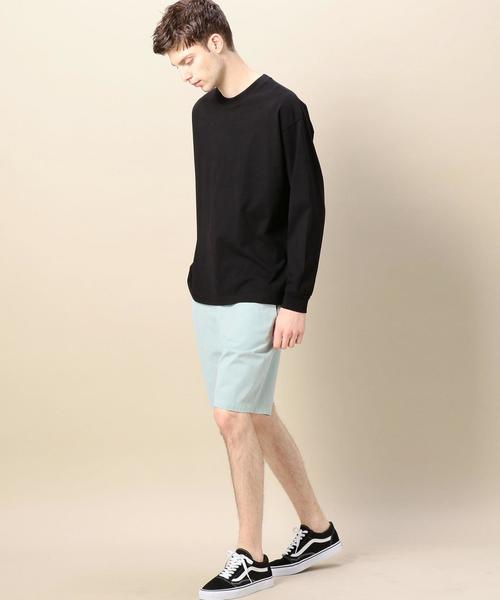 BEAUTY&YOUTH UNITED ARROWS（ビューティーアンドユースユナイテッドアローズ）の「BY ガーメントダイ チノ ショーツ ◆（チノパンツ・メンズ・ベージュ/ライトピンク/ライム/ネイビー・MEDIUM/LARGE/SMALL/X-LARGE）」の16枚目の写真