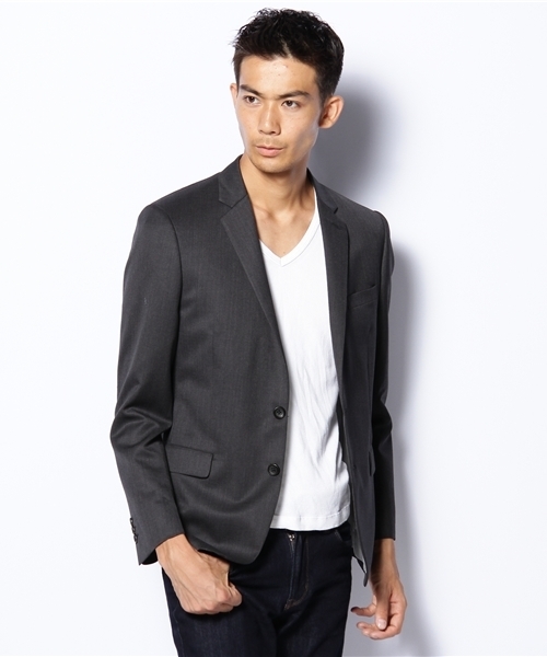 BEAUTY&YOUTH UNITED ARROWS（ビューティーアンドユースユナイテッドアローズ）の「BY TW/ツイル ノッチド 2ボタン ジャケット ◆（テーラードジャケット・メンズ・ブラック/ダークグレー・SMALL/MEDIUM/LARGE/X-LARGE）」の5枚目の写真