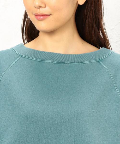 green label relaxing（グリーンレーベルリラクシング）の「CF ピグメント ウラケ カットソー ◆（Tシャツ/カットソー・レディース・ブラック/ピンク/ダークグリーン/コバルトブルー・FREE）」の16枚目の写真
