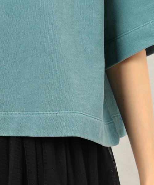 green label relaxing（グリーンレーベルリラクシング）の「CF ピグメント ウラケ カットソー ◆（Tシャツ/カットソー・レディース・ブラック/ピンク/ダークグリーン/コバルトブルー・FREE）」の14枚目の写真