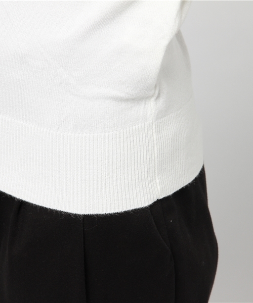 archives（アルシーヴ）の「エリファーオフタートルプルオーバー（ニット/セーター・レディース・オフホワイト/グレー/ブラック/パープル・MEDIUM）」の9枚目の写真