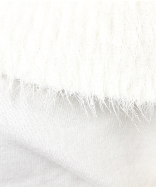 archives（アルシーヴ）の「エリファーオフタートルプルオーバー（ニット/セーター・レディース・オフホワイト/グレー/ブラック/パープル・MEDIUM）」の7枚目の写真