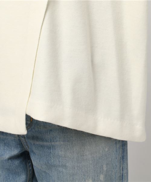 TATRAS CONCEPT STORE(タトラスコンセプトストア)の「Fluid(フルイド) ウールトップス(その他トップス・レディース・ホワイト/チャコールグレー・1/2)」の9枚目の写真