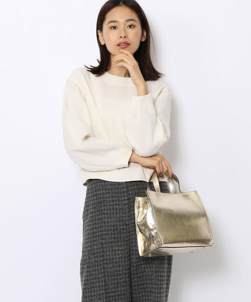 TOMORROWLAND （トゥモローランド）の「TOMORROWLAND メタリックミニトート（トートバッグ・レディース・ゴールド系その他・FREE）」の6枚目の写真