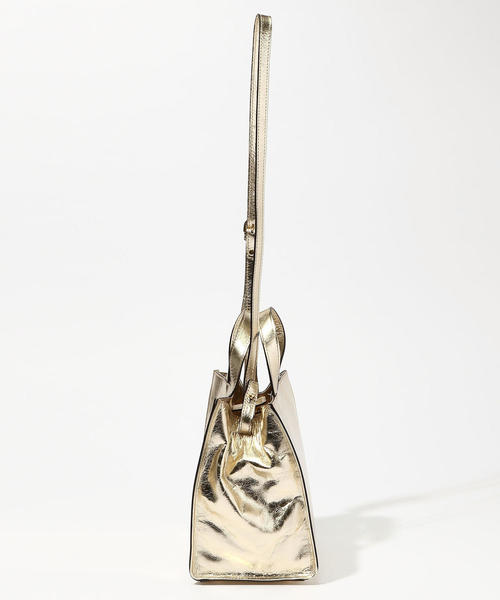 TOMORROWLAND （トゥモローランド）の「TOMORROWLAND メタリックミニトート（トートバッグ・レディース・ゴールド系その他・FREE）」の2枚目の写真