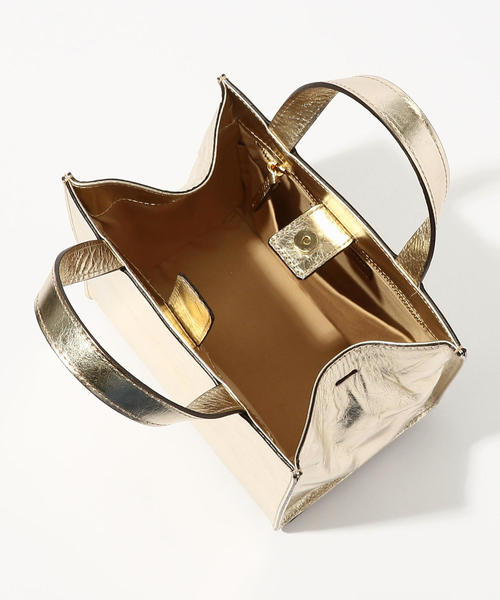 TOMORROWLAND （トゥモローランド）の「TOMORROWLAND メタリックミニトート（トートバッグ・レディース・ゴールド系その他・FREE）」の4枚目の写真