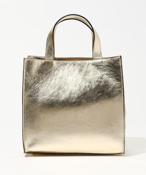 TOMORROWLAND （トゥモローランド）の「TOMORROWLAND メタリックミニトート（トートバッグ・レディース・ゴールド系その他・FREE）」の3枚目の写真