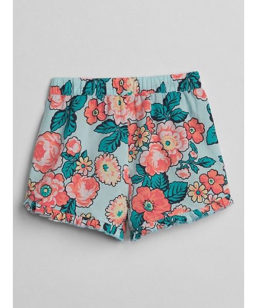 GAP（ギャップ）の「Gap 花柄フリル ドルフィンショートパンツ（その他パンツ・キッズ・ネイビー/グリーン系その他・90cm/95cm/110cm/100cm/105cm/80ｃｍ）」の3枚目の写真