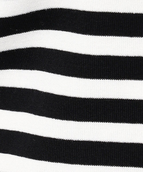 BALLSEY(ボールジィ)の「コットンジャージー スクエアネックプルオーバー(Tシャツ/カットソー・レディース・ホワイト/ブラック/カーキ/ブラック系その他・S)」の12枚目の写真