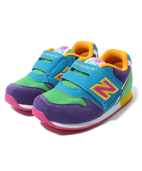 NANO universe(ナノユニバース)の「New Balance(ニューバランス) / Kids ベルクロスニーカー マルチ(スニーカー・キッズ・パープル/ピンク/グリーン・12/13/14/15 /16)」の3枚目の写真