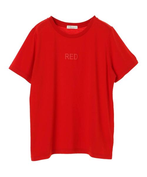 earth music&ecology（アースミュージックアンドエコロジー）の「・カラーパレットTシャツ（Tシャツ/カットソー・レディース・オレンジ/オフホワイト/レッド/パープル/グリーン/ブラック・FREE）」の8枚目の写真