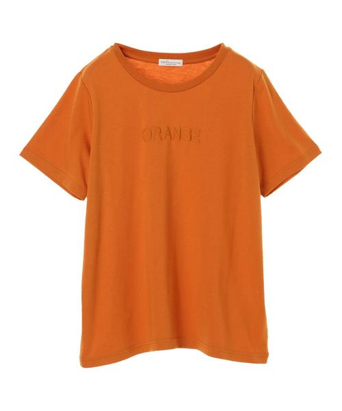 earth music&ecology（アースミュージックアンドエコロジー）の「・カラーパレットTシャツ（Tシャツ/カットソー・レディース・オレンジ/オフホワイト/レッド/パープル/グリーン/ブラック・FREE）」の10枚目の写真