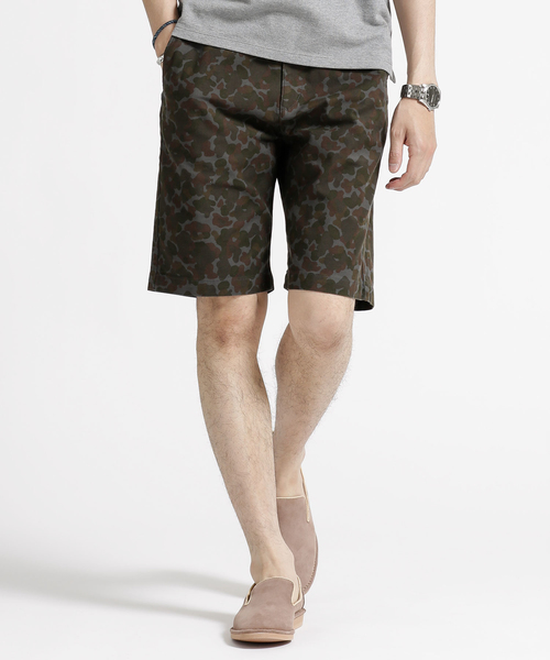 NANO universe(ナノユニバース)の「カモ柄イージーショーツ(その他パンツ・メンズ・その他1/その他2/その他3・SMALL/MEDIUM/LARGE)」の1枚目の写真