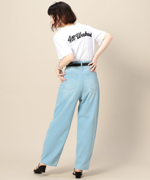 BEAUTY&YOUTH UNITED ARROWS（ビューティーアンドユースユナイテッドアローズ）の「BY ブリーチデニムパンツ о（デニムパンツ・レディース・ライトブルー・SMALL/MEDIUM）」の6枚目の写真