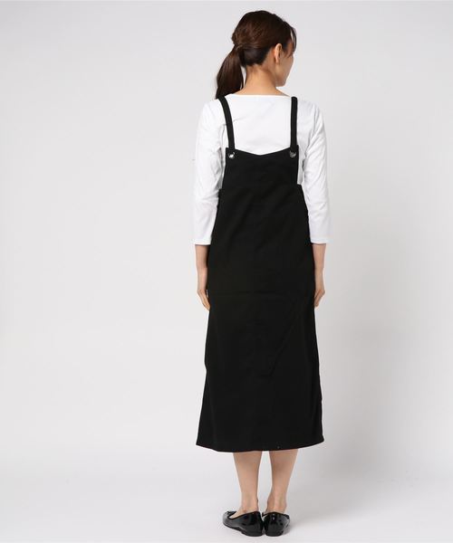 notch.（ノッチ）の「サロペットスカート（デニムスカート・レディース・ブラック/ブルー/スカイブルー・M/L）」の5枚目の写真